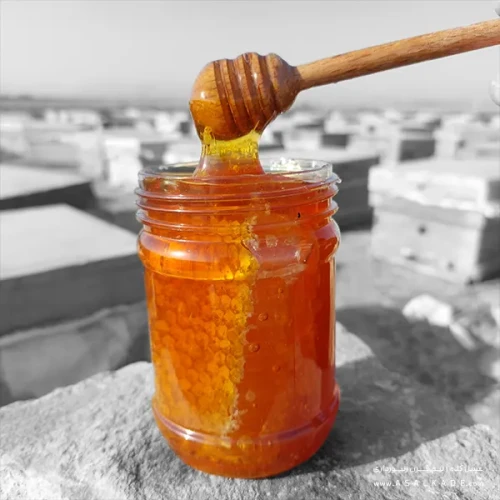 عسل کنار موم دار ارگانیک