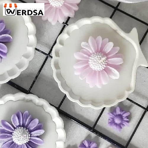 شات شمع سنگ مصنوعی شمع بابونه